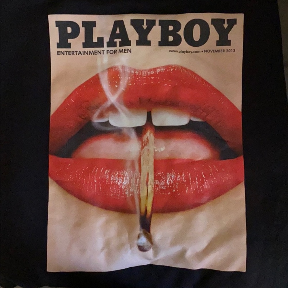 Playboy x Misguided Oversized Hoodie Dress